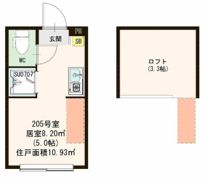 ハーモニーテラス永福Ⅱの間取り画像