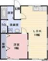 レインボー桜井Bの間取り画像