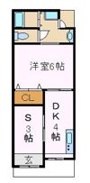 貸家 豊中市庄内栄町の間取り画像