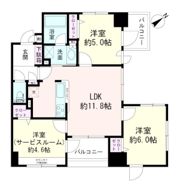 ラ・フォルム池尻大橋の間取り画像