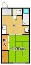 ハイツヒサノの間取り画像