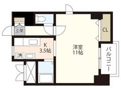 カーサ・フィオーレ表町の間取り画像