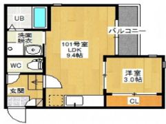 Grandticなごみの間取り画像