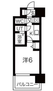 レジュールアッシュOSAKA新深江の間取り画像