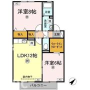 クウラージュ D棟の間取り画像