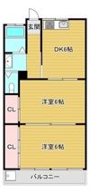 レジデンス長尾谷（旧長尾谷町柴野マンション）の間取り画像