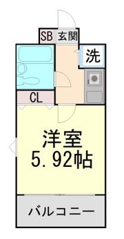 プレステージ住吉の間取り画像