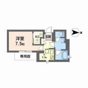 ウエストハイツの間取り画像