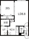 Azul千歳(アジュール千歳)の間取り画像