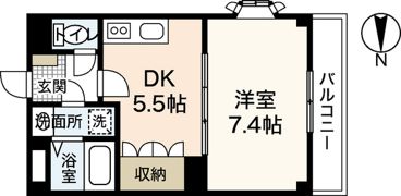 ルヴニール祗園N＆Sの間取り画像