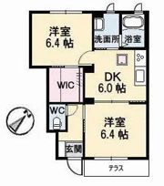 ShionⅡ A棟の間取り画像
