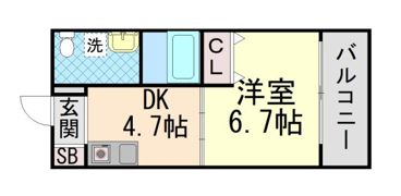 タカマツレジデンス柴原の間取り画像