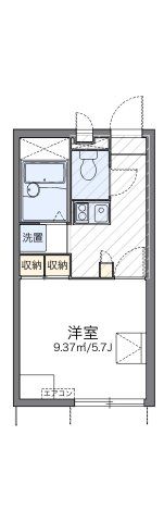 レオパレスKの間取り画像