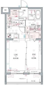 クレヴィスタ墨田の間取り画像