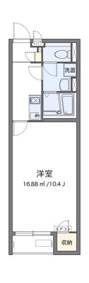 クレイノステラ 庭瀬の間取り画像