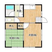 江戸崎渡辺住宅の間取り画像
