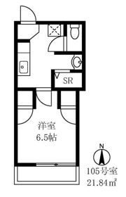 ヨコミゾハイムBの間取り画像