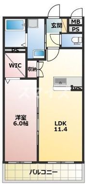 ラフィーネさつまの間取り画像