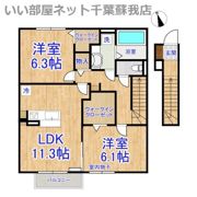 ソフィアクレールBの間取り画像
