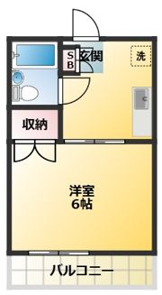 緑が丘ハイツの間取り画像