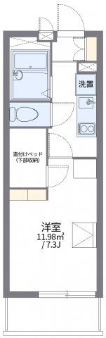 レオパレス流通元町の間取り画像