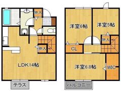 ルナセジュール A棟の間取り画像