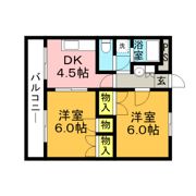 ディアコート小正の間取り画像