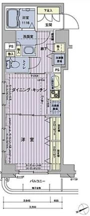 メインステージ浅草の間取り画像