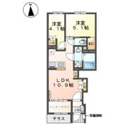 仮）相模原市南区アパート新築工事の間取り画像