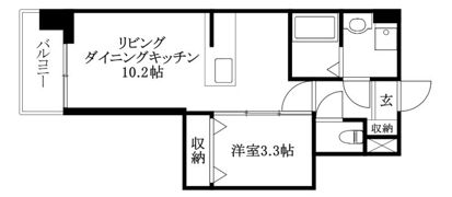 ベルソーレ道後今市の間取り画像