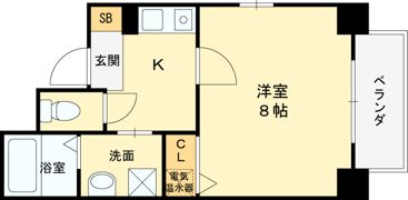 ラ・フォーレ都島本通Ⅱの間取り画像