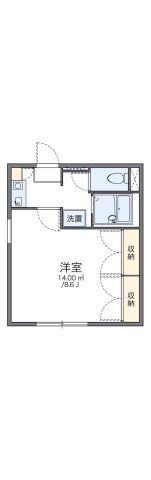 レオパレスメローネⅡの間取り画像