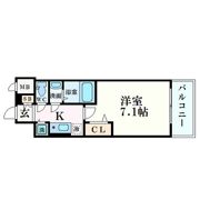 プレサンス野田阪神駅前ザ・ファーストの間取り画像