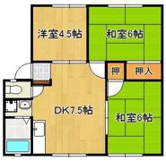サンビレッジ岡垣A棟の間取り画像