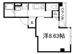 メサヴェルデ今出川の間取り画像