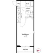 CRESCENT COURTの間取り画像