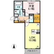 Merveille B棟の間取り画像