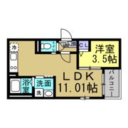 Jack hommachiⅣの間取り画像