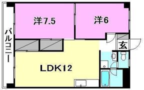 コーポラス須山の間取り画像