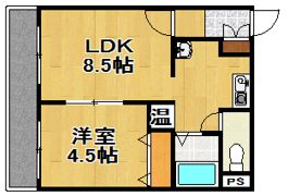 シャトーデジュネスⅢの間取り画像