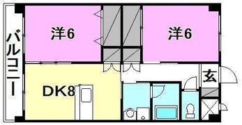 ビューハイムの間取り画像