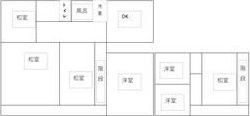 一宮市高田観音寺戸建の間取り画像