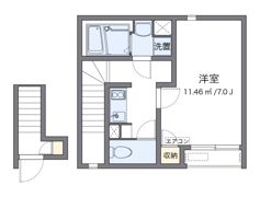 クレイノフローリの間取り画像