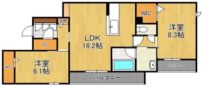 Heritage NAKAI Manoirの間取り画像