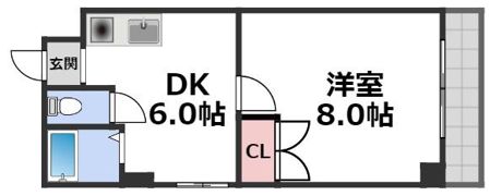 カーサAYの間取り画像