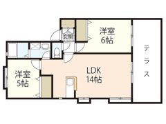 コンフォート高瀬NO．3の間取り画像