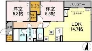 ジョイハイツの間取り画像