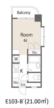 フジマンション末広の間取り画像