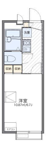 レオパレスK＆Hの間取り画像