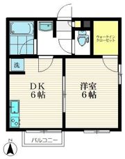 ハイム小金井1号棟の間取り画像